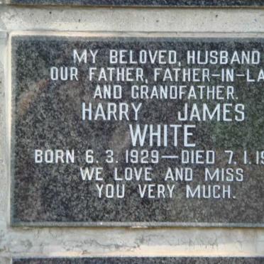 WHITE Harry James 1929-1986