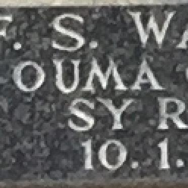 WALSH F.S. -1971