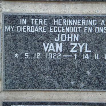 ZYL John, van 1922-1985