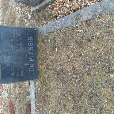 PLESSIS Jacobus W., du 1875-1953 &amp; Emmarentia M. 1876-1963