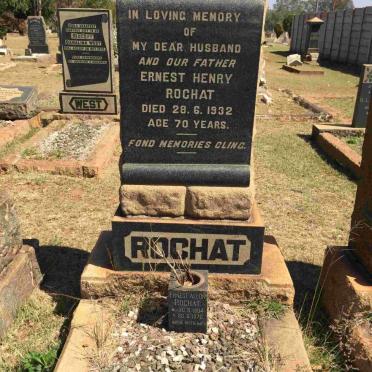 ROCHAT Ernest Henry -1932 :: ROCHAT Ernest Allon 1904-1970