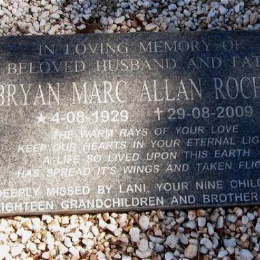 ROCHAT Bryan Marc Allan 1929-2009