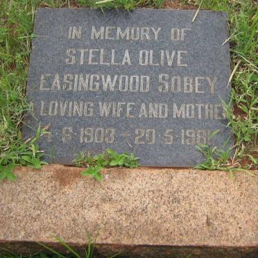 SOBEY Stella Olive Easingwood 1903-1981