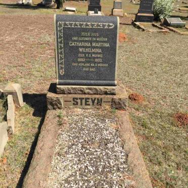 STEYN Catharina Martina Wilhelmina nee V.D. MERWE 1892-1933