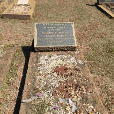 THERON Susanna Elizabeth Johanna 1911-1957