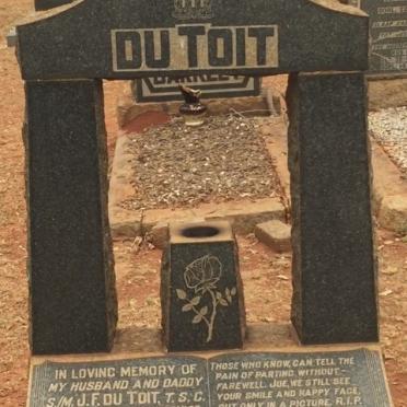 TOIT J.F., du 1913-1941