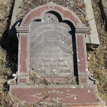 VENTER Saloman Jacobus 1909-1910