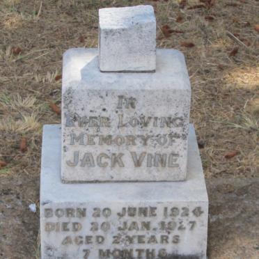 VINE Jack 1924-1927