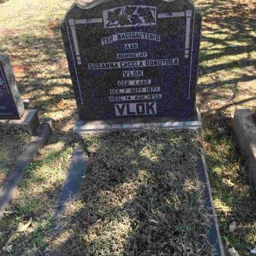 VLOK Susanna Engela Dorothea nee LAAS 1877-1935
