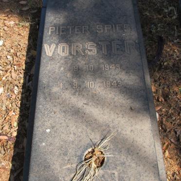 VORSTER Pieter Spies 1943-1943