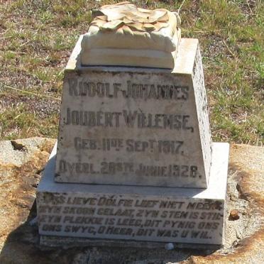 WILLEMSE Rudolph Johannes Joubert 1917-1928