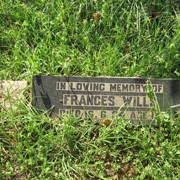 WILLS Frances -1934