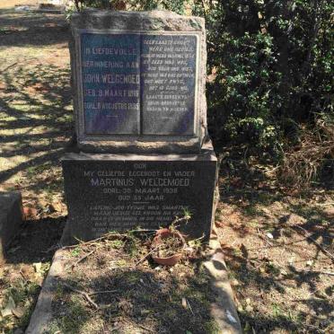 WELGEMOED Marthinus -1938 :: WELGEMOED John 1918-1935 