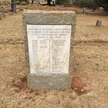 3. 2nd Northumberland Fusiliers - killed 1900