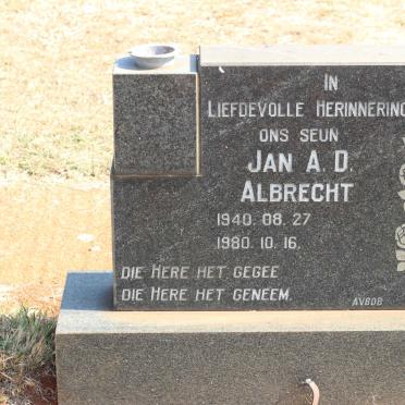 ALBRECHT Jan A.D. 1940-1980