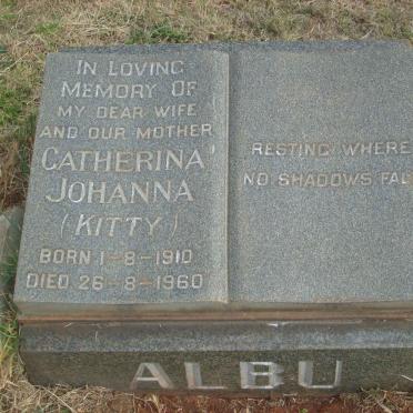 ALBU Catherina Johanna 1910-1960