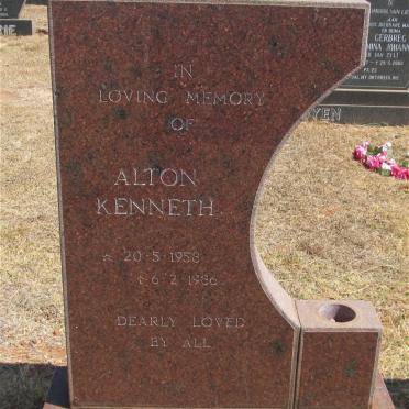 ANDERSON Alton Kenneth 1958-1986