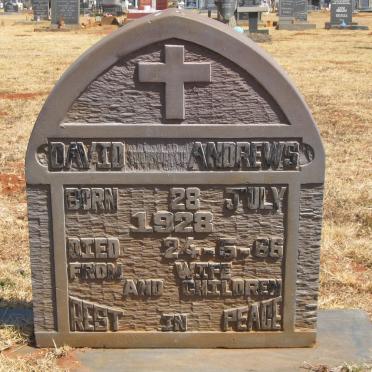 ANDREWS David 1928-1966