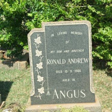 ANGUS Ronald Andrew -1966