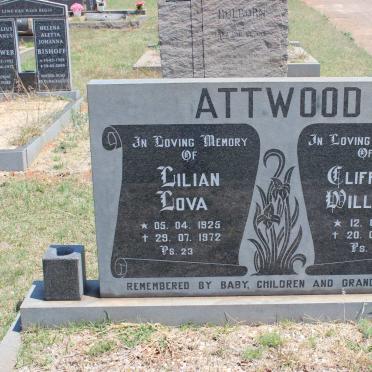 ATTWOOD Clifford William 1924-1989 &amp; Lilian Lova 1925-1972