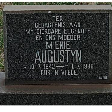AUGUSTYN Mienie 1942-1986