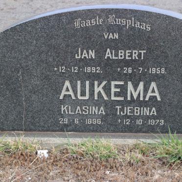 AUKEMA Jan Albert 1892-1958 &amp; Klasina Tjebina 1896-1973