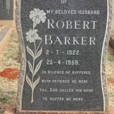 BARKER Robert 1922-1959