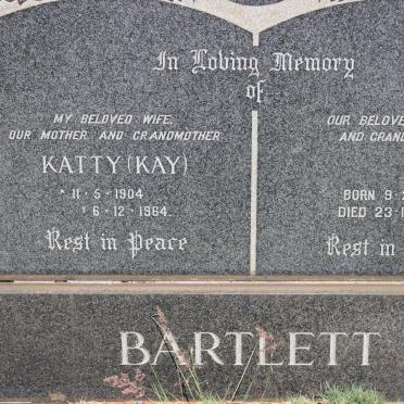 BARTLETT ? 1899-1968 :: BARTLETT Katty 1904-1964