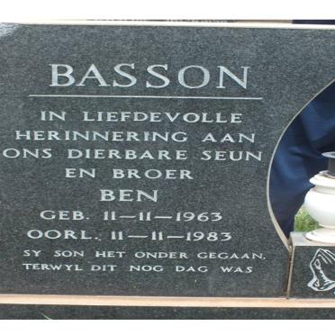 BASSON Ben 1963-1983