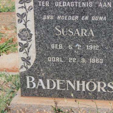 BADENHORST Susara 1912-1963