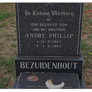 BEZUIDENHOUT André Phillip 1983-1985