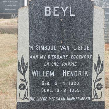 BEYL Willem Hendrik 1920-1959