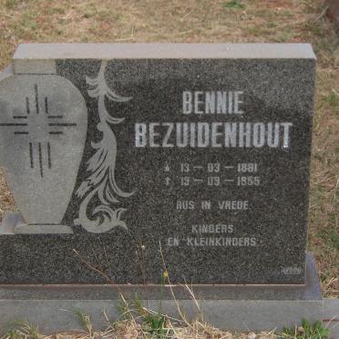 BEZUIDENHOUT Bennie 1881-1955