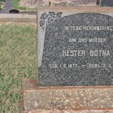 BOTHA Hester 1877-1962
