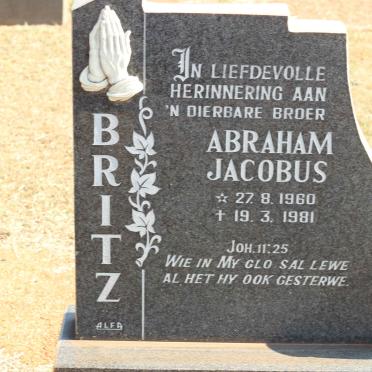 BRITZ Abraham Jacobus 1960-1981