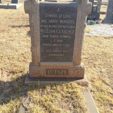 BUSH William Clarence 1894-1951