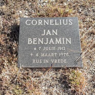 CORNELIUS Jan Benjamin 1912-1976