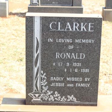 CLARKE Ronald 1931-1981