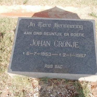 CRONJE Johan 1953-1967