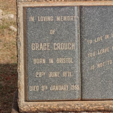CROUCH Grace 1871-1955