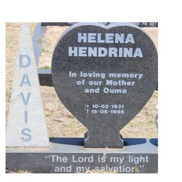 DAVIS Helena Hendrina 1931-1995