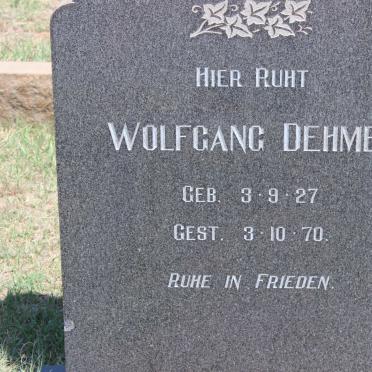 DEHMEL Wolfgang 1927-1970