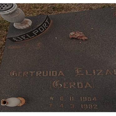 DELPORT Gertruida Elizabeth 1954-1992