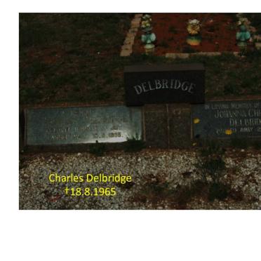 DELBRIDGE Charles -1965 &amp; Johanna Christina -1972