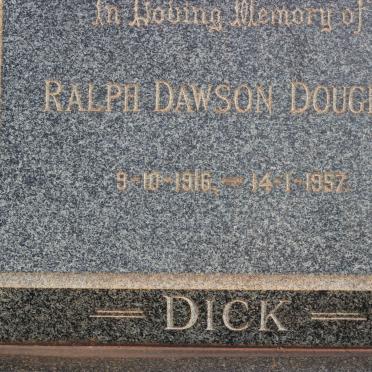 DICK Ralph Dawson Douglas 1916-1957
