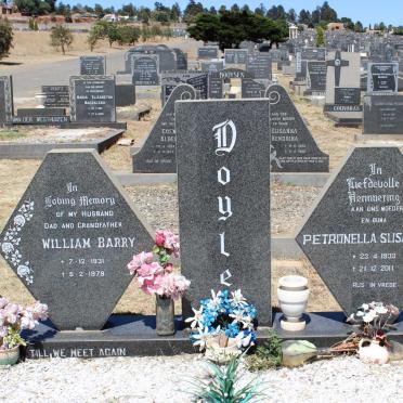 DOYLE William Barry 1931-1978 &amp; Petronella Susanna 1933-2011