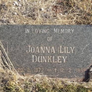 DUNKLEY Joanna 1872-1962