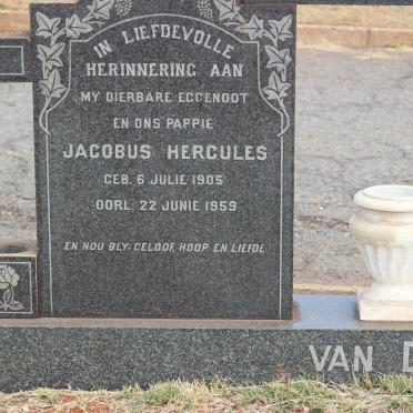 DYK Jacobus Hercules, van 1905-1959