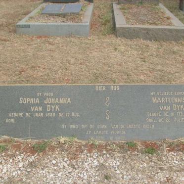 DYK Marteennis, van 1877-1955 &amp; Sophia Johanna 1888-
