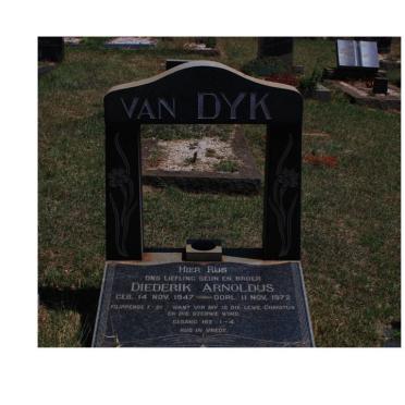 DYK Diederik Arnoldus, van 1947-1972
